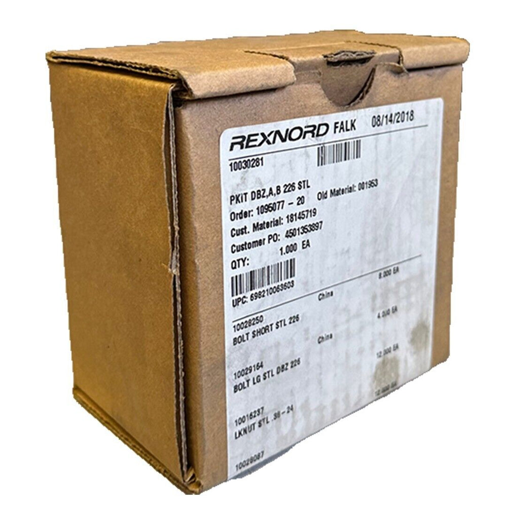 NEW REXNORD FALK 10030281 PKIT DBZ,A,B 226 STL BOLT KIT 001953 1095077-20