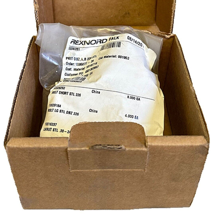 NEW REXNORD FALK 10030281 PKIT DBZ,A,B 226 STL BOLT KIT 001953 1095077-20