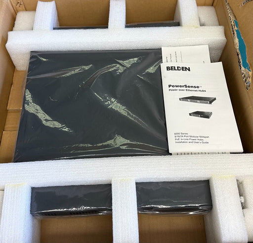 NEW BELDEN AX-6508 / AX6508 PowerSense 6000 SERIES ETHERNET HUB 3-SLOT 8-PORT