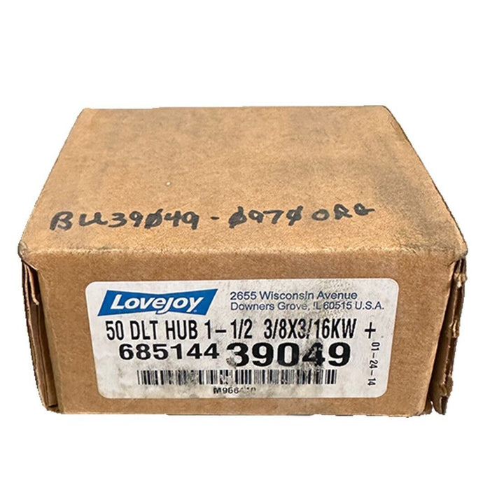 NEW LOVEJOY 685144-39049 / 68514439049 50 DLT HUB 1-1/2 2/8X3/16KW