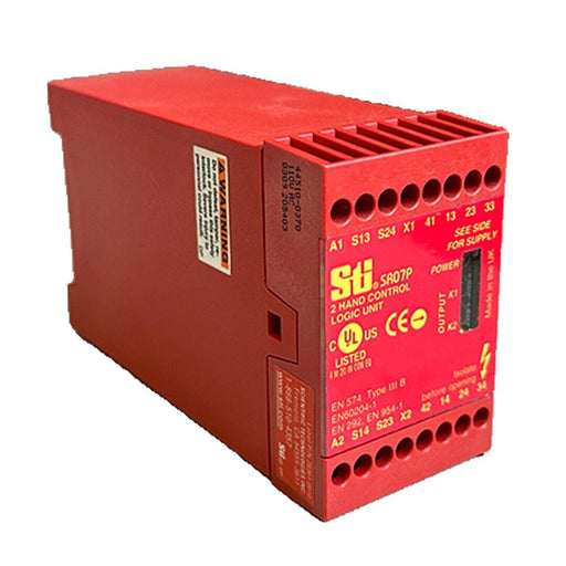 NEW STI 44510-0370 / 445100370 SR07P 2-HAND CONTROL LOGIC UNIT 110Vac SR07P110