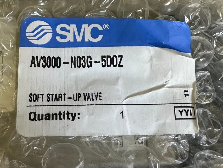 NEW SMC AV3000-N03G-5DOZ / AV3000N03G5DOZ SOFT START-UP VALVE