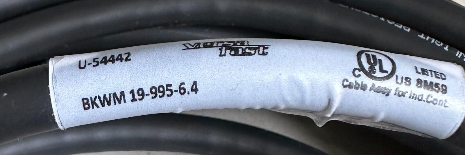 NEW TURCK BKWM 19-995-6.4 / BKWM1999564 VERA-FAST CORDSET U-54442 / U54442