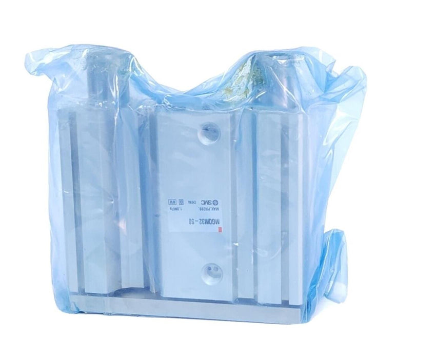 NEW SMC MGQM32-50 COMPACT GUIDE CYLINDER SLIDE BEARING MGQM3250, 1.0MPa