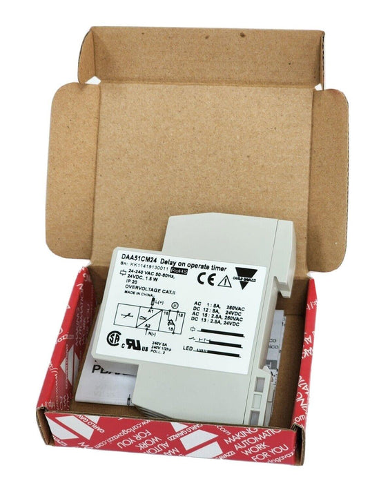 NIB CARLO GAVAZZI DAA51CM24 TIME DELAY RELAY