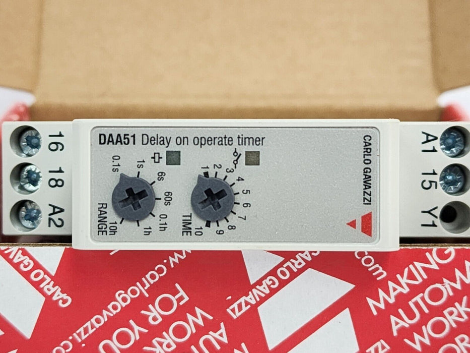 NIB CARLO GAVAZZI DAA51CM24 TIME DELAY RELAY