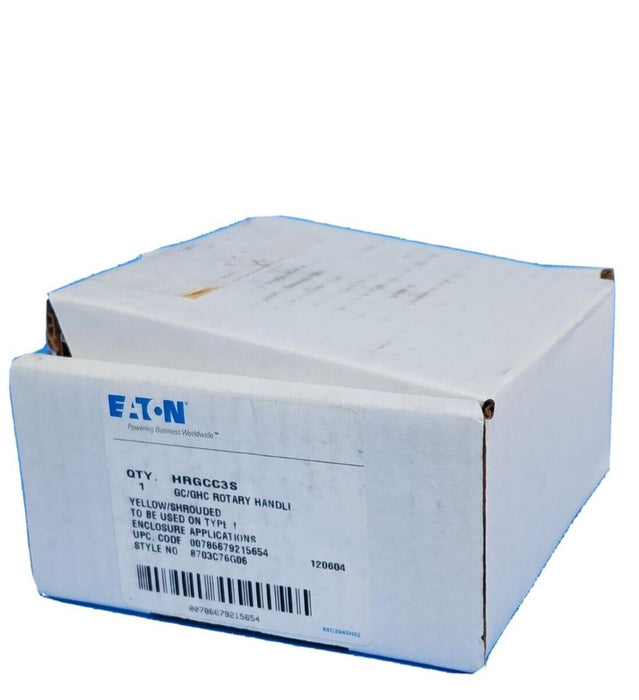 NIB EATON CUTLER HAMMER HRGCC3S GC/GHC ROTARY HANDLE 8703C76G06