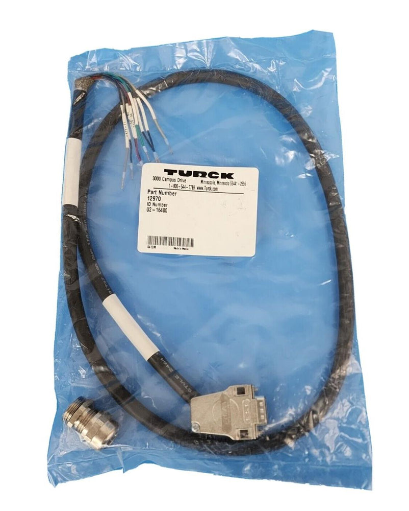 NEW TURCK 12970 CABLE ID NO. U2-16480