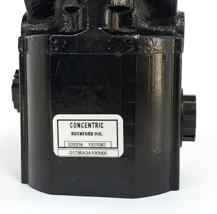 NEW CONCENTRIC ROCKFORD INC. 020318 1321082 HYDRAULIC GEAR PUMP G1236A