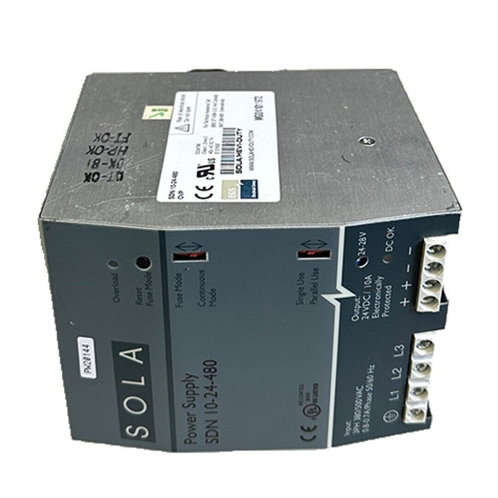 EMERSON SOLA SDN 10-24-480 / SDN1024480 POWER SUPPLY 3-PH 380/500VAC 50/60Hz