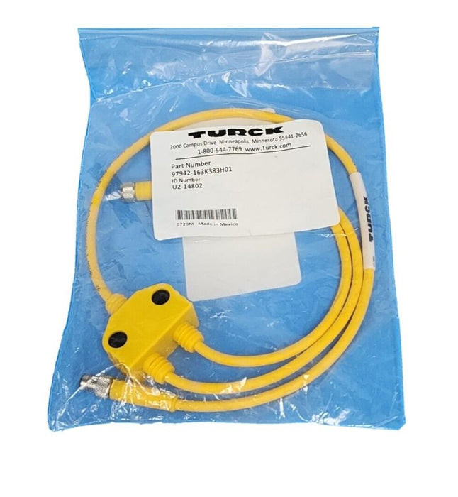 NEW TURCK 97942-163K383H01 CONNECTING CABLE ID NUMBER: U2-14802