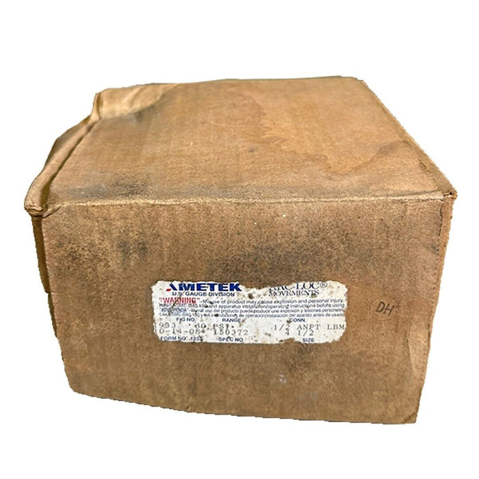 NEW AMETEK 150372 ACR-LOC PRESSURE GAUGE 60PSI 1/2'' ANPT 1933