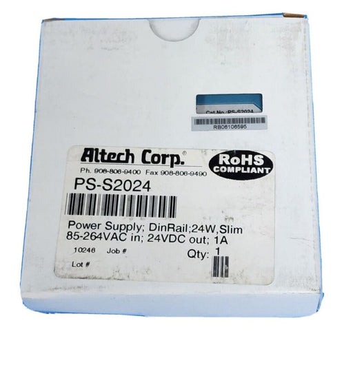 NIB ALTECH CORP. PS-S2024 POWER SUPPLY PSS2024, 24W, 24VDC