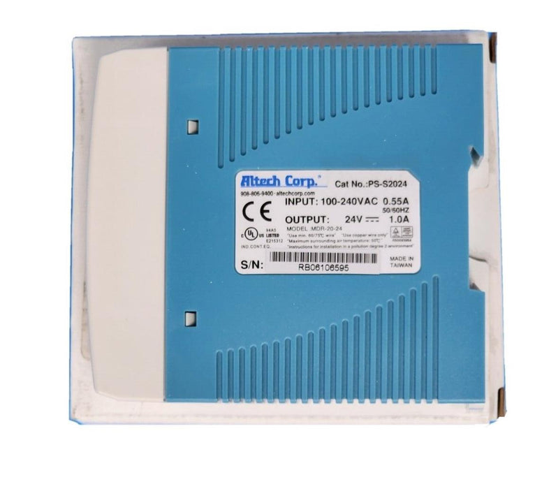 NIB ALTECH CORP. PS-S2024 POWER SUPPLY PSS2024, 24W, 24VDC