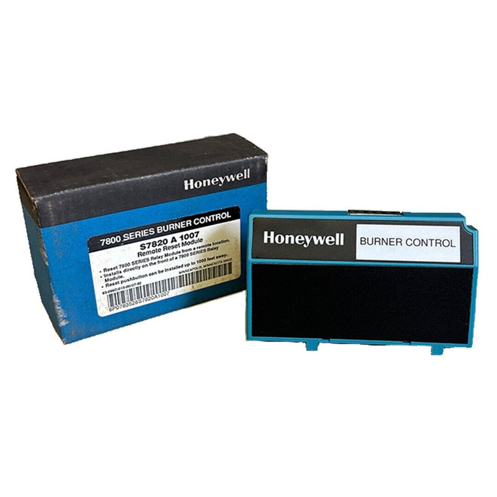 NEW HONEYWELL S7820 A 1007 / S7820A1007 7800 SERIES BURNER CONTROL RESET MODULE