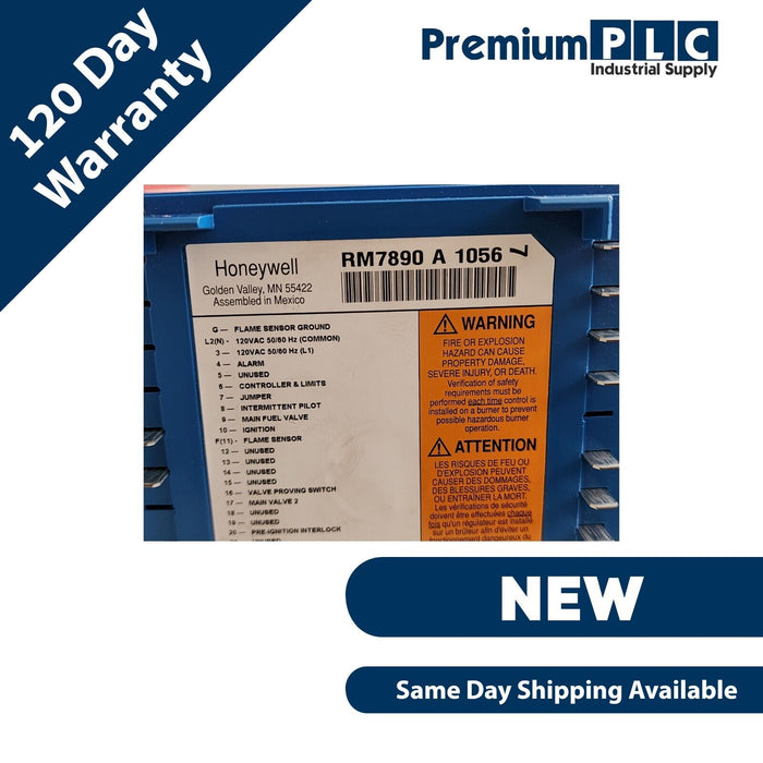 NEW HONEYWELL RM7890 A 1056 / RM7890A1056 AUTOMATIC PRIMARY BURNER CONTROL