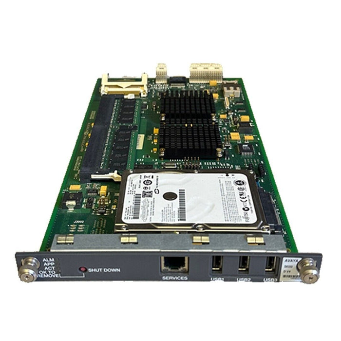 NEW AVAYA S8300D 8GM RAM MEDIA SERVER BOARD SER. 4 S8300 350GB HDD