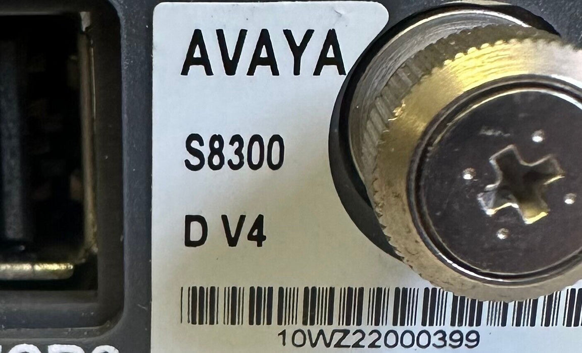 NEW AVAYA S8300D 8GM RAM MEDIA SERVER BOARD SER. 4 S8300 350GB HDD