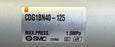 NEW SMC CDG1BN40-125 / CDG1BN40125 PNEUMATIC CYLINDER CG1 1.0MPa DOUBLE ACTING