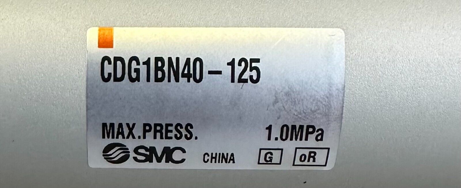 NEW SMC CDG1BN40-125 / CDG1BN40125 PNEUMATIC CYLINDER CG1 1.0MPa DOUBLE ACTING