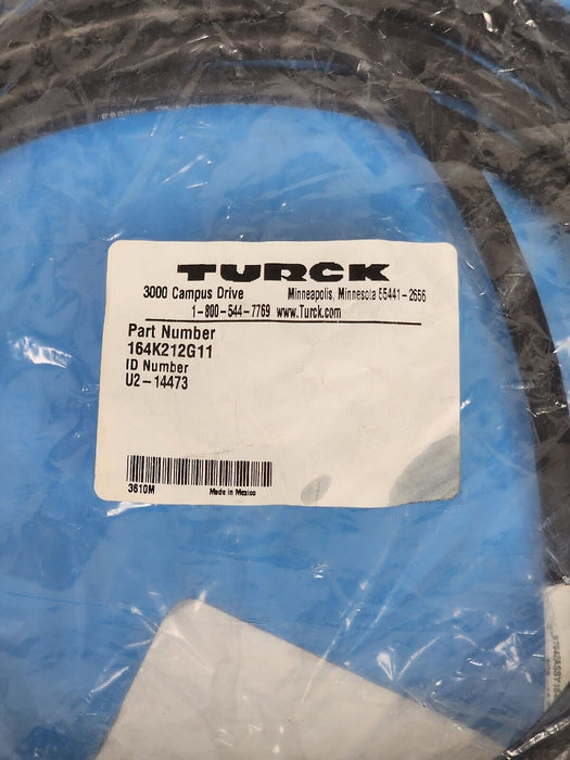 NEW TURCK 164K212G11 CABLE ID NUMBER U2-14473