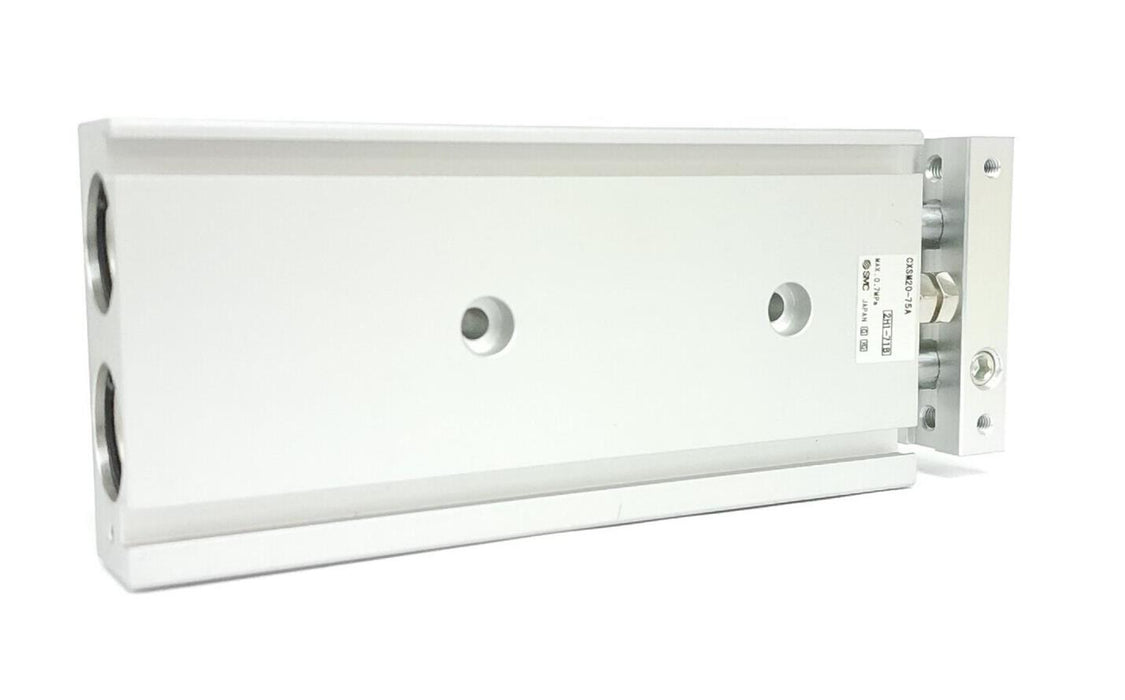 NIB SMC CXSM20-75A GUIDED CYLINDER PNUEMATIC DUAL ROD SLIDE BEARING CXSM2075A