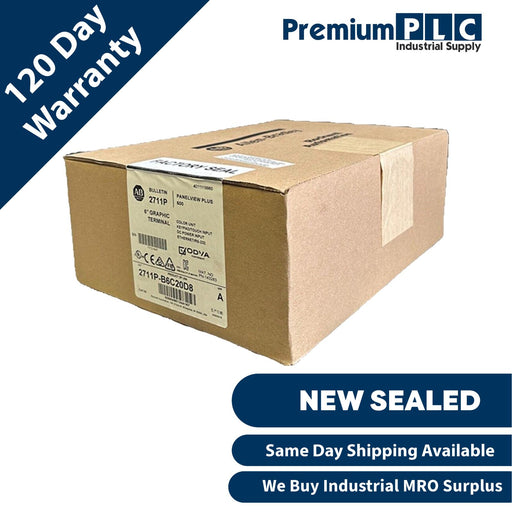 NEW SEALED ALLEN BRADLEY 2711P-B6C20D8 /A PanelView Plus 600 COLOR Enet/RS232