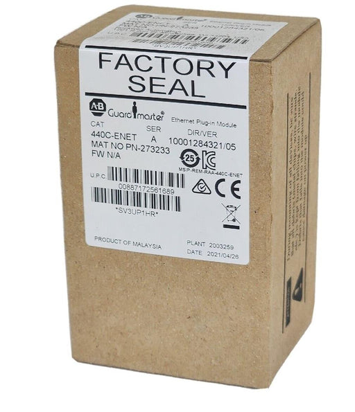 FACTORY SEALED ALLEN BRADLEY 440C-ENET SER. A ETHERNET PLUG-IN MODULE