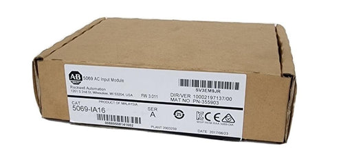 NIB ALLEN BRADLEY 5069-IA16 SER. A FW 3.011 5069 AC INPUT MODULE