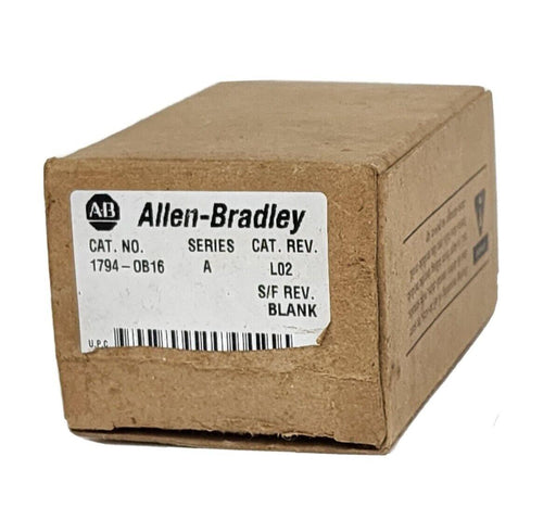 NIB ALLEN BRADLEY 1794-OB16 FLEX 16 POINT DIGITAL OUTPUT MODULE SER A