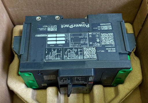 NEW SQUARE D BDL36100 PowerPact B CIRCUIT BREAKER BD100 3P 100A 18kA @ 480V