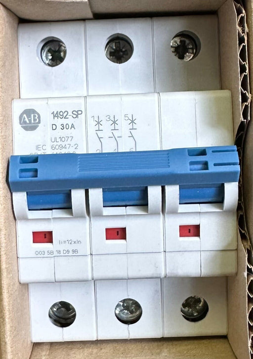 NEW ALLEN BRADLEY 1492-SPM3D300 /D SUPPLEMENTARY PROTECTOR 3P 30A 1492SPM3D300