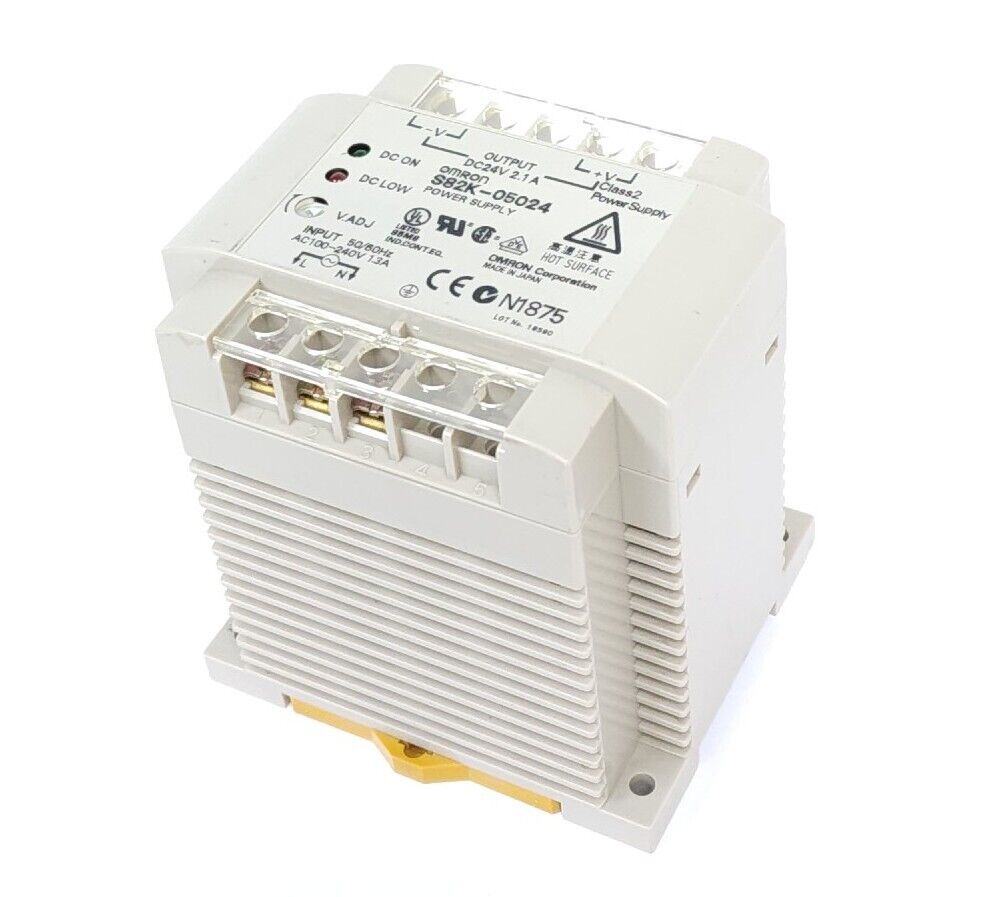 OMRON S82K-05024 POWER SUPPLY S82K05024, DC24V 2.1A
