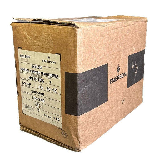 NEW EMERSON HS1F1BS SHIELDED GENERAL PURPOSE TRANSFORMER LVGP HS 60Hz 240/480V