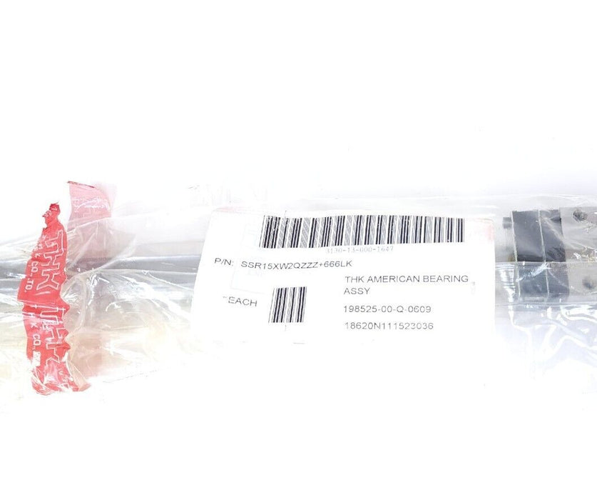 NEW THK SSR15XW2QZZZ-666LK LINEAR GUIDE SLIDE RAIL SSR15XW2QZZZ666LK 2 LM BLOCKS