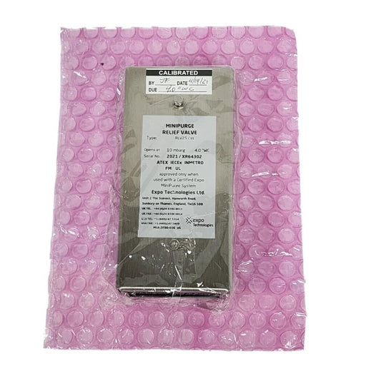 NEW EXPO TECHNOLOGIES RLV25/SS MINIPURGE RELIEF VALVE