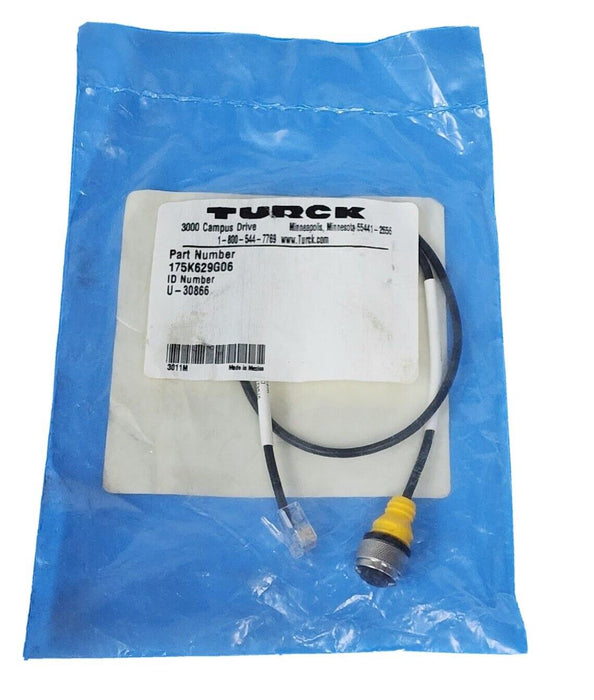 NEW TURCK 175K629G06 CORDSET ID NO. U-30866