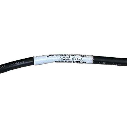 NEW BANNER MQDC-430RA / MQDC430RA EURO-STYLE QUICK DISCONNECT CABLE 27080 9M