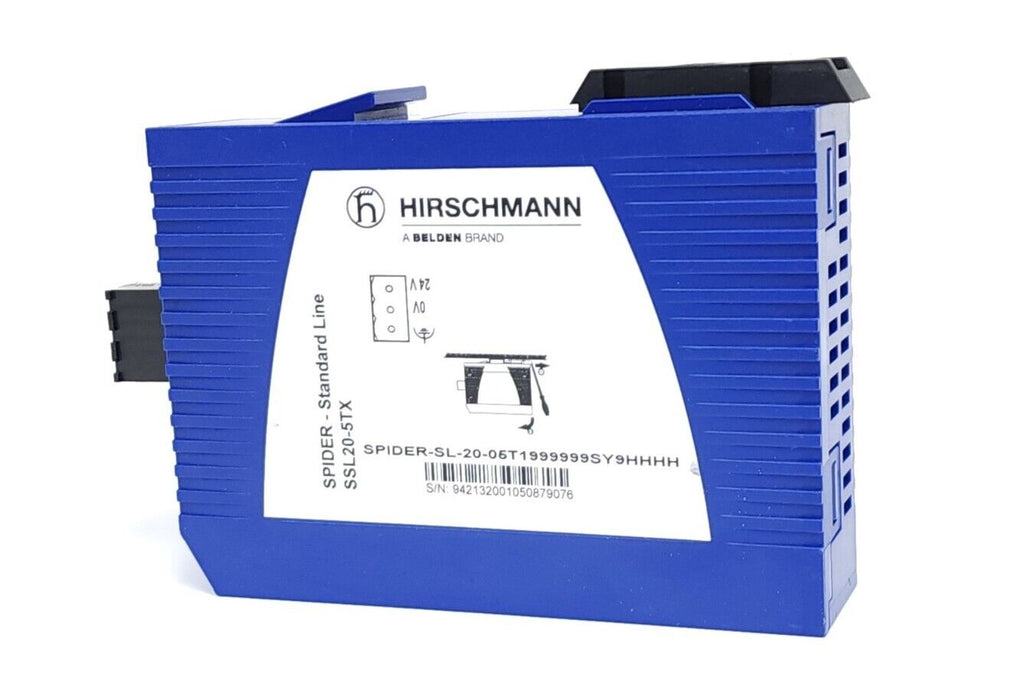 HIRSCHMANN SPIDER-SL-20-05T1999999SY9HHHH ETHERNET RAIL SWITCH SSL20-5TX