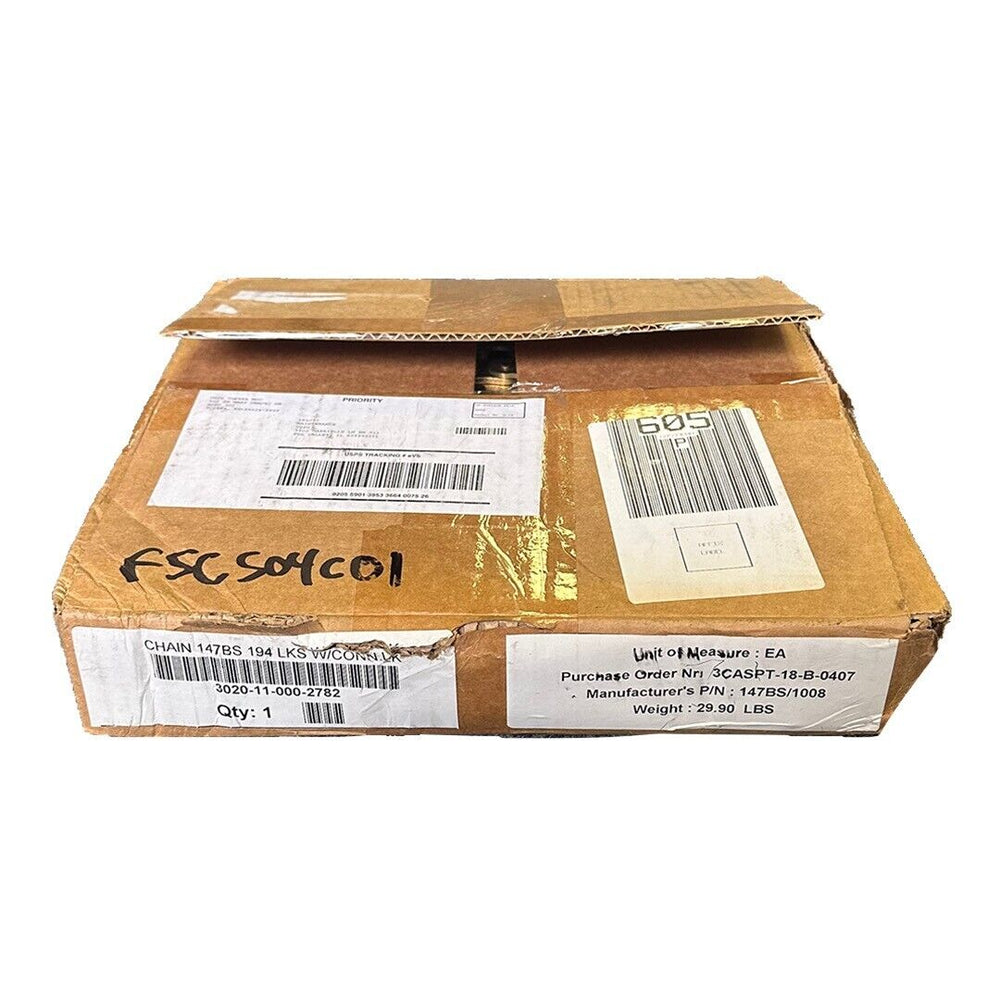 NEW REGINA 147BS CHAIN 16B 3020-11-000-2782 194 LINKS W/ CONN LINKS 147BS/1008