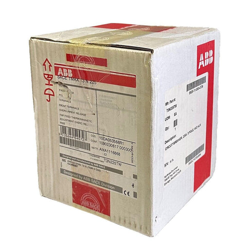 NEW ABB SACE Tmax T3 N 225 CIRCUIT BREAKER 225A 3-POLE T3N225TW 1SDA053566R1