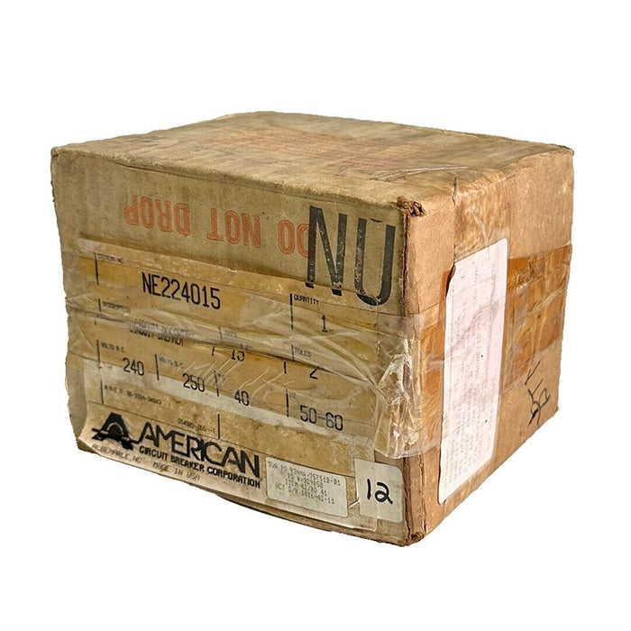 NEW AMERICAN CIRCUIT BREAKER CORP NE224015 CIRCUIT BREAKER 15A 2-POLE 50/60Hz