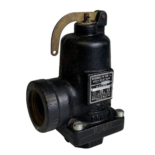 McDONNELL No. 240-1 / 2401 SAFETY RELIEF VALVE 30LBS 91000BTU PER HOUR