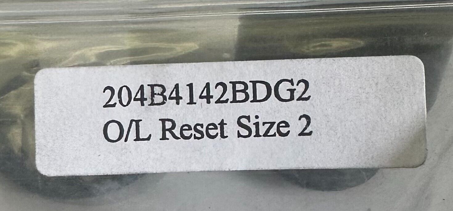 NEW GENERAL ELECTRIC 204B4142BDG2 OVERLOAD RESET SIZE 2 8000 MCC ACCESSORY