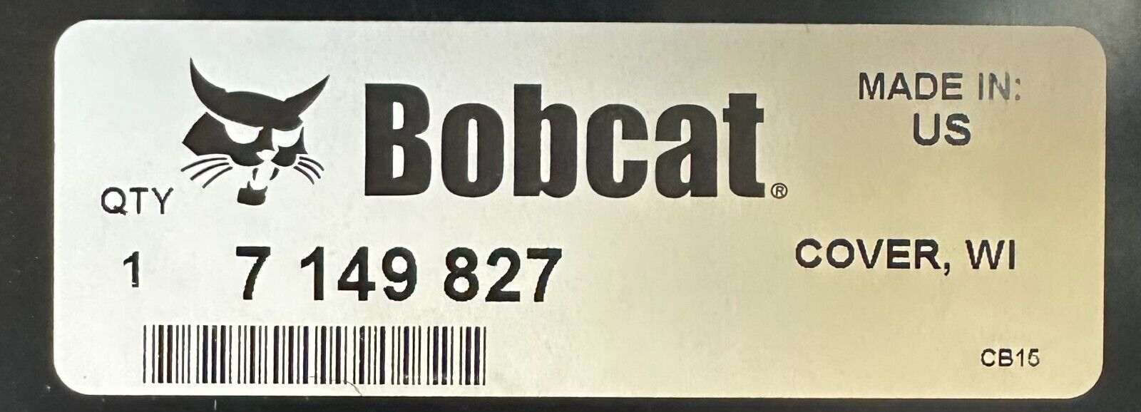 NEW BOBCAT 7 149 827 / 7149827 S590 WIPER COVER OEM