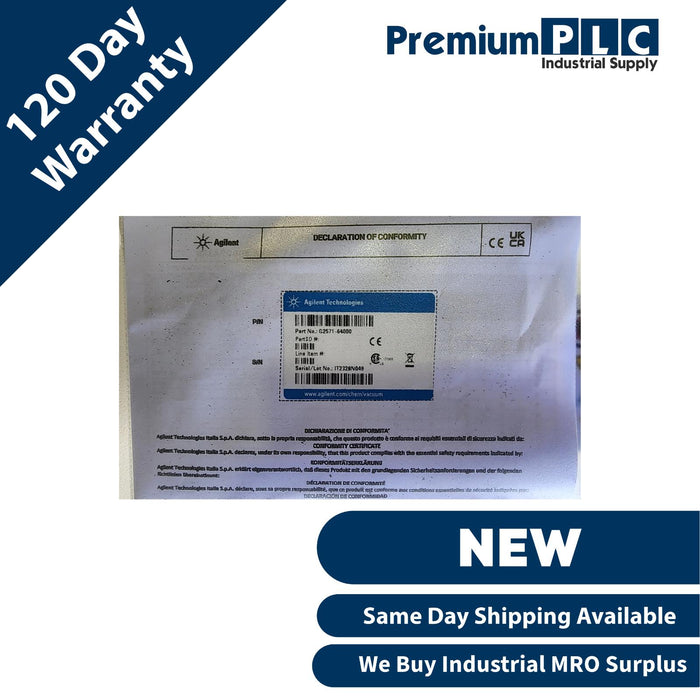 NEW AGILENT MS120 RVP LCMS SINGLE STAGE ROTARY VANE PUMP G2571-64000 MFD. 2023