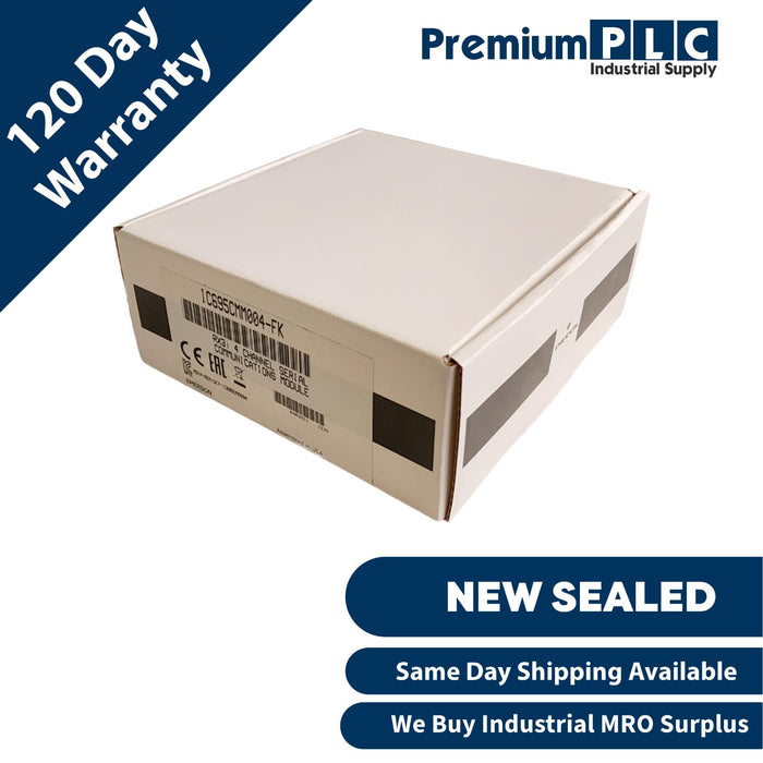 NEW F/S EMERSON GE FANUC IC695CMM004-FK PACSystems RX3i 4-C SERIAL COMM. MODULE