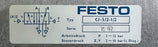NEW FESTO CJ-5/2-1/2 / CJ5212 PNEUMATIC VALVE 5815 5/2 DOUBLE SOLENOID