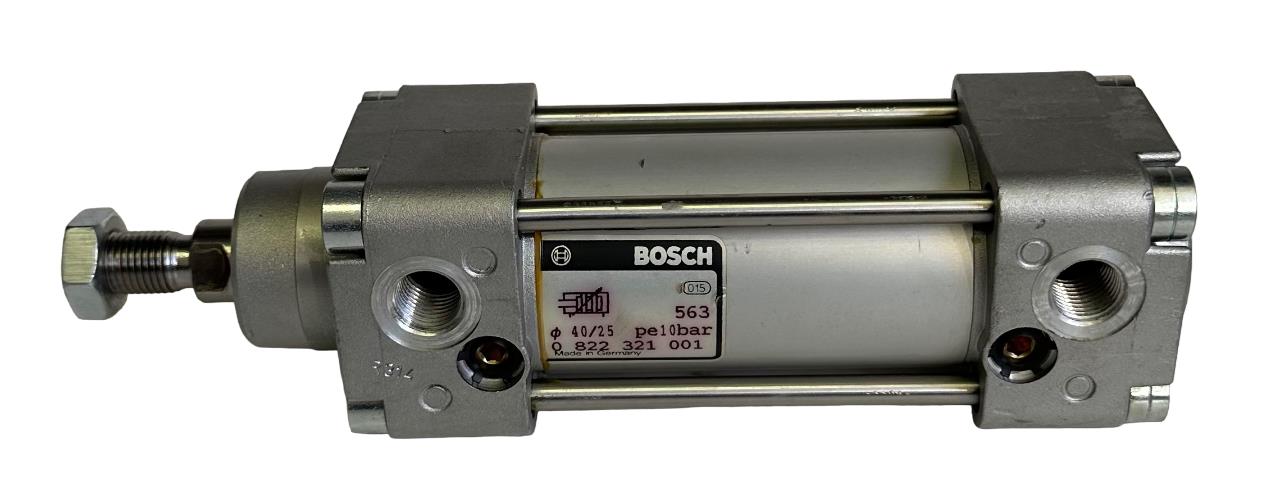 NEW BOSCH 0 822 321 001 / 0822321001 PNEUMATIC CYLINDER 563 10BAR 40/25