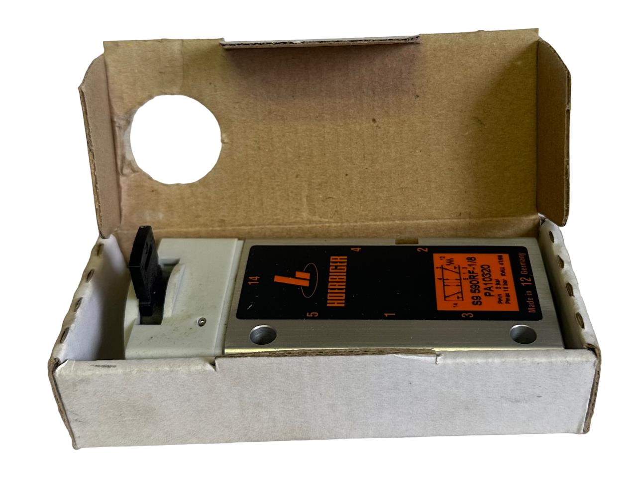 NEW HOERBIGER PARKER PA10320 DIRECTIONAL VALVE S9 590RF-1/8 / S9590RF18 10BAR